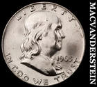 1963-D Franklin Half Dollar- Silver- Choice Gem Brilliant Unc++++- Luster #J9362