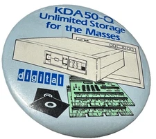 Vintage Digital KDA50 Data Storage Disk Controller Computer IT PC Pin Button