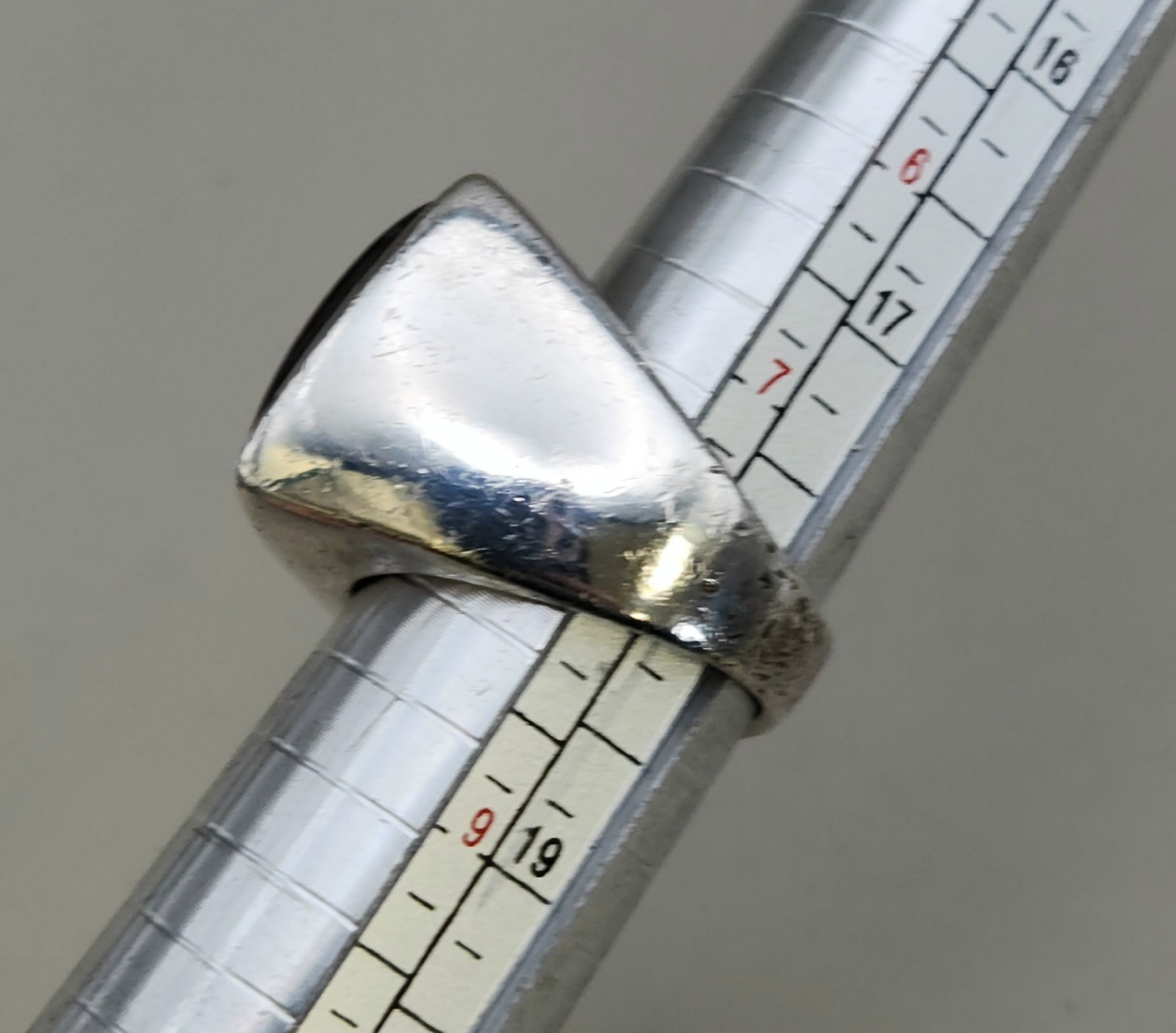 Sterling Silver Labradorite Rectangle Ring Size 8… - image 5