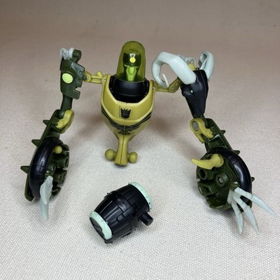 Transformers Animated Oil Slick Takara 2008 Deluxe Class incomplete