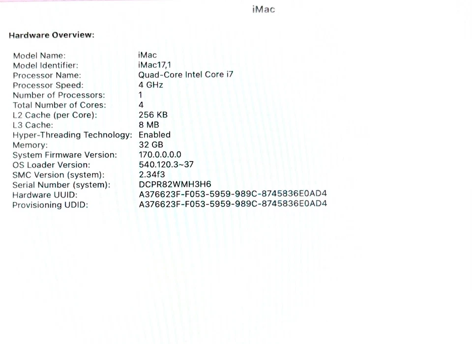 Apple iMac 27" Retina 5K Late 2015 4.0GHz i7, 32GB 512GB SSD, R9 M395X, KB+mouse Foto 3 de 4