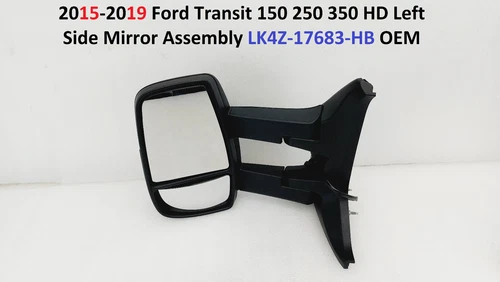 2015-2019 Ford Transit 150 250 350 HD Left Side Mirror Assembly LK4Z-17683-HB