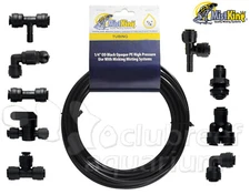 MistKing 1/4" Push Connect Misting/Irrigation Assorted Connector/Fitting/Tubing