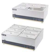 Stainless Steel Bain Marie Catering Electric Commercial Buffet Heat Food Warmer