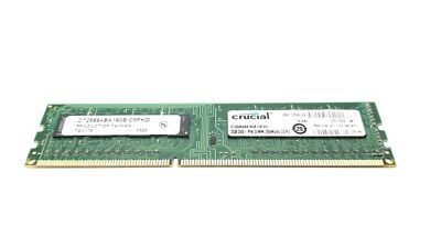 Crucial 2GB 240pin DIMM 256Mx64 DDR3 Desktop Memory CT25664BA160B.C8FKD