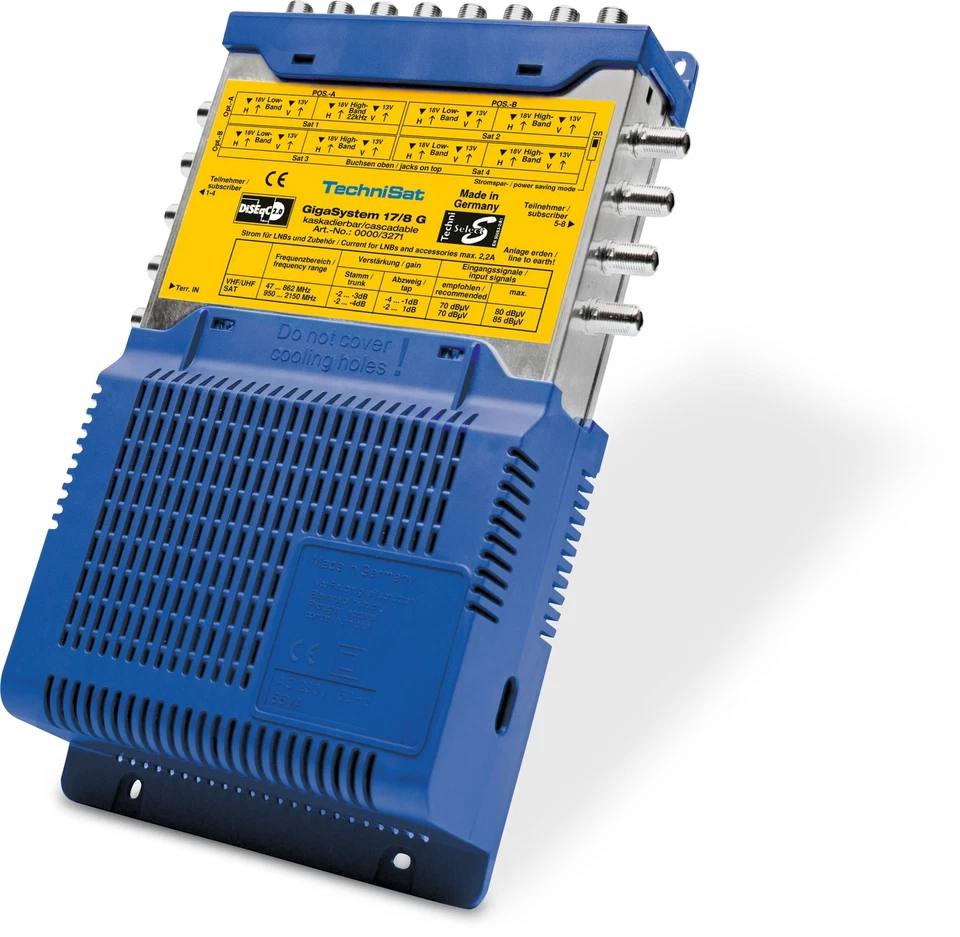 TechniSat GigaSystem 17/8 G (Grundeinheit) | Multischalter-System zur Verteilung - Bild 2 von 2