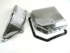Gm Turbo 350 Alum. Flywheel Dust Cover Trans Pan Kit Polished E45001pe45301p