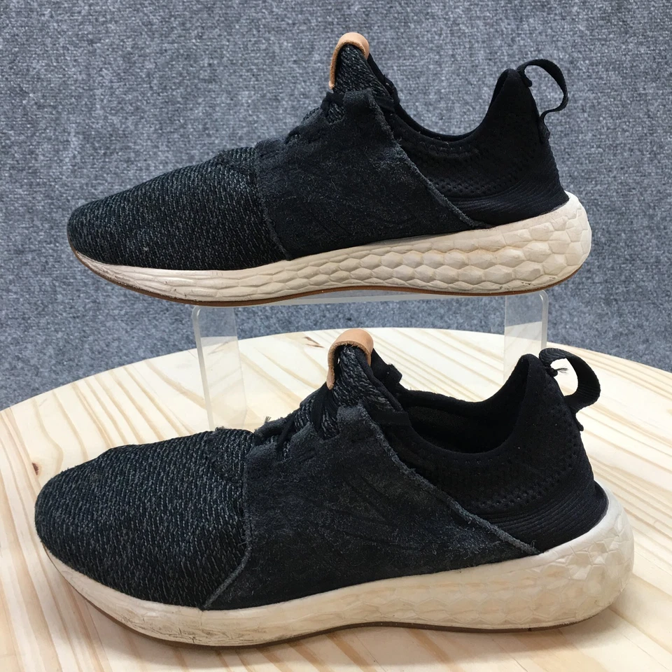 New Balance Shoes Womens 9 Fresh Foam Cruz v1 Sneakers Black Magnet NO INSOLES - Image 2 of 4