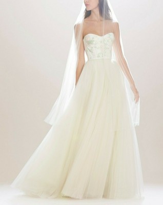 carolina herrera long sleeve wedding dress