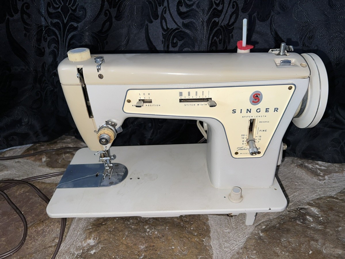 Vintage Singer 237 Fashion Mate Sewing Machine w/Pedal | eBay
