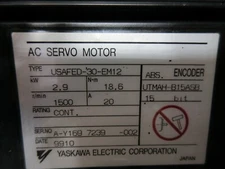 YASKAWA  UTMAH-B15ASB ENCODER WARRANTY