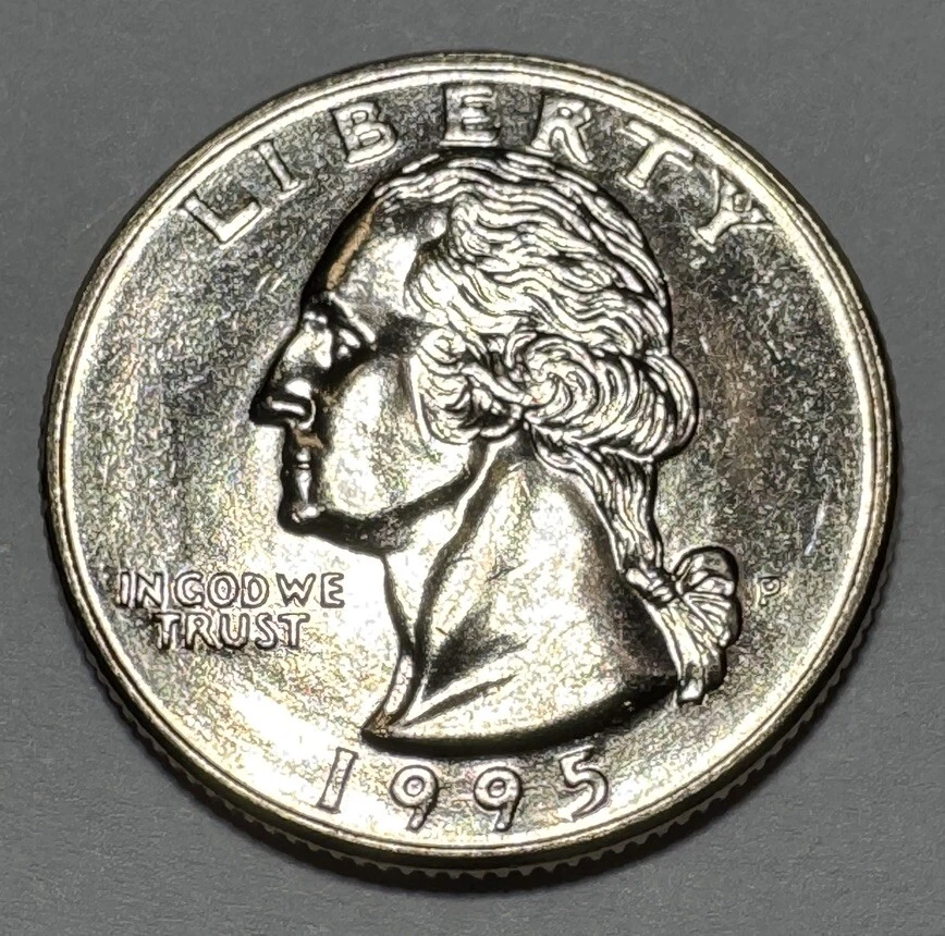 1995-P Washington Quarter 25cent Coin from US Mint Set
