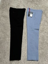 Tommy Hilfiger Men  s Dress Pants  The Flex  Black And Blue 33x32 NWT