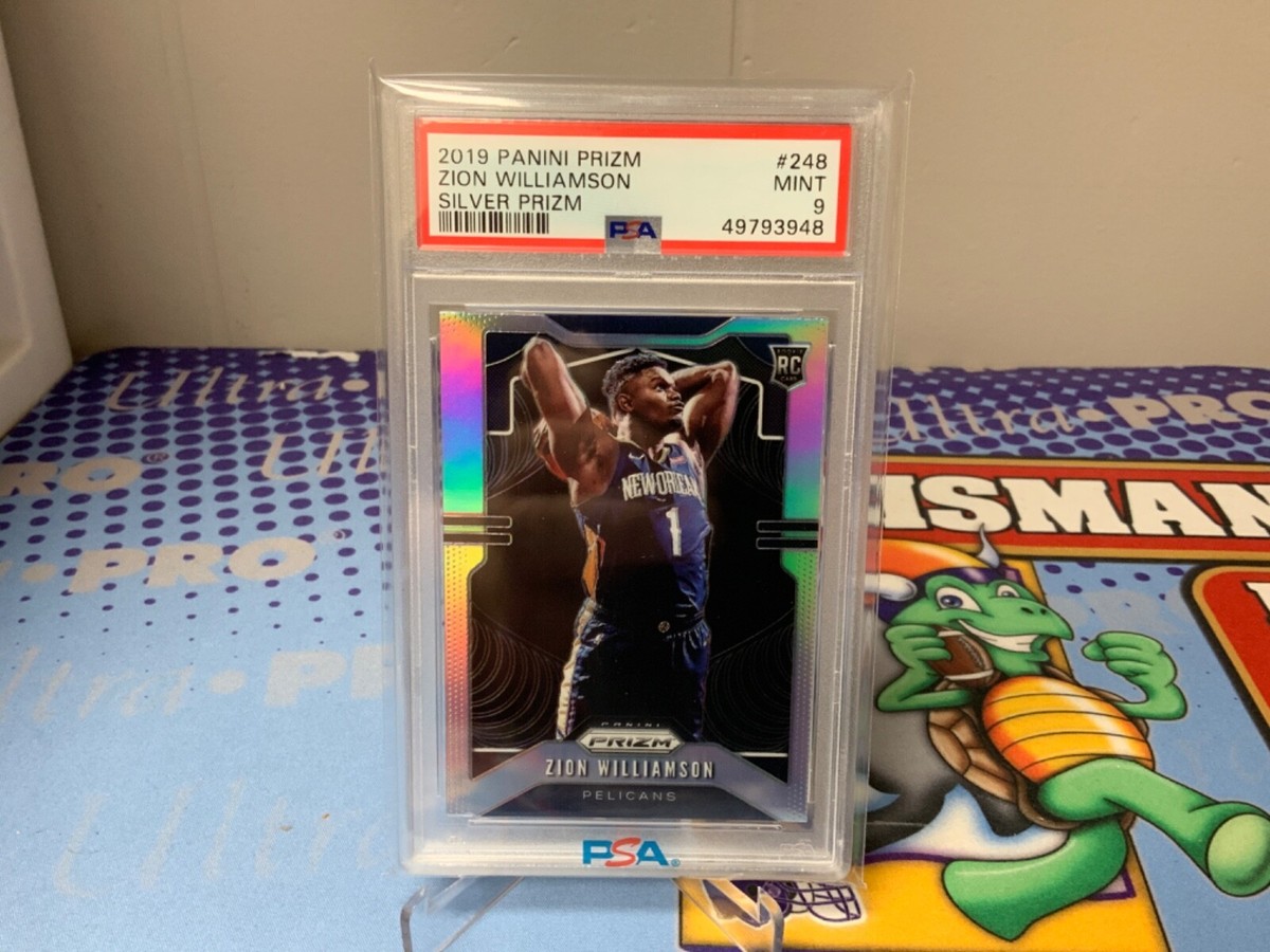 2019 PANINI PRIZM ZION WILLIAMSON SILVER PRIZM ROOKIE RC PSA 9 | eBay