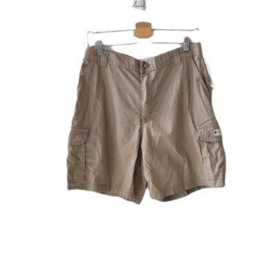 NWT CALVIN KLEIN 12 Vintage Y2K Khaki Cargo Shorts Women