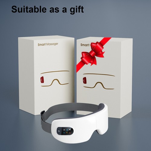 Smart Eye Massager Wireless Heated Built-in Bluetooth USB Rechargeable in White - Bild 3 von 12