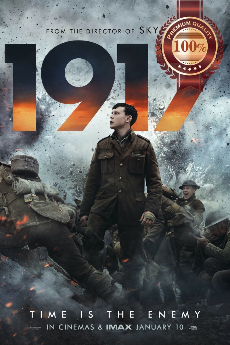 1917 2019 WAR FILM ORIGINAL OFFICIAL CINEMA MOVIE PRINT PREMIUM