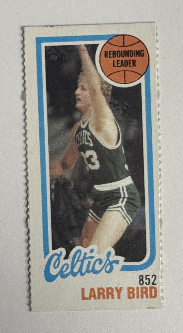1980-81 Topps Basketball #31 Larry Bird Rookie / Separated