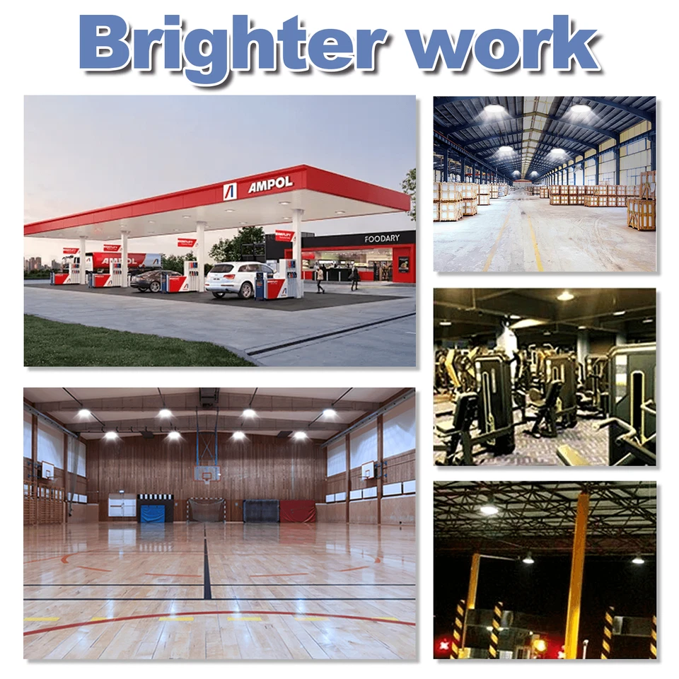 5-10 Pcs 300W UFO Led High Bay Light Factory Warehouse Commercial Led Shop Light - Image 3 of 4