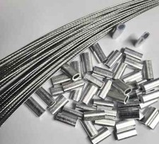50 x Aluminium Tamper Proof Security Seals & Wire Electric Water Meter Fuse Box
