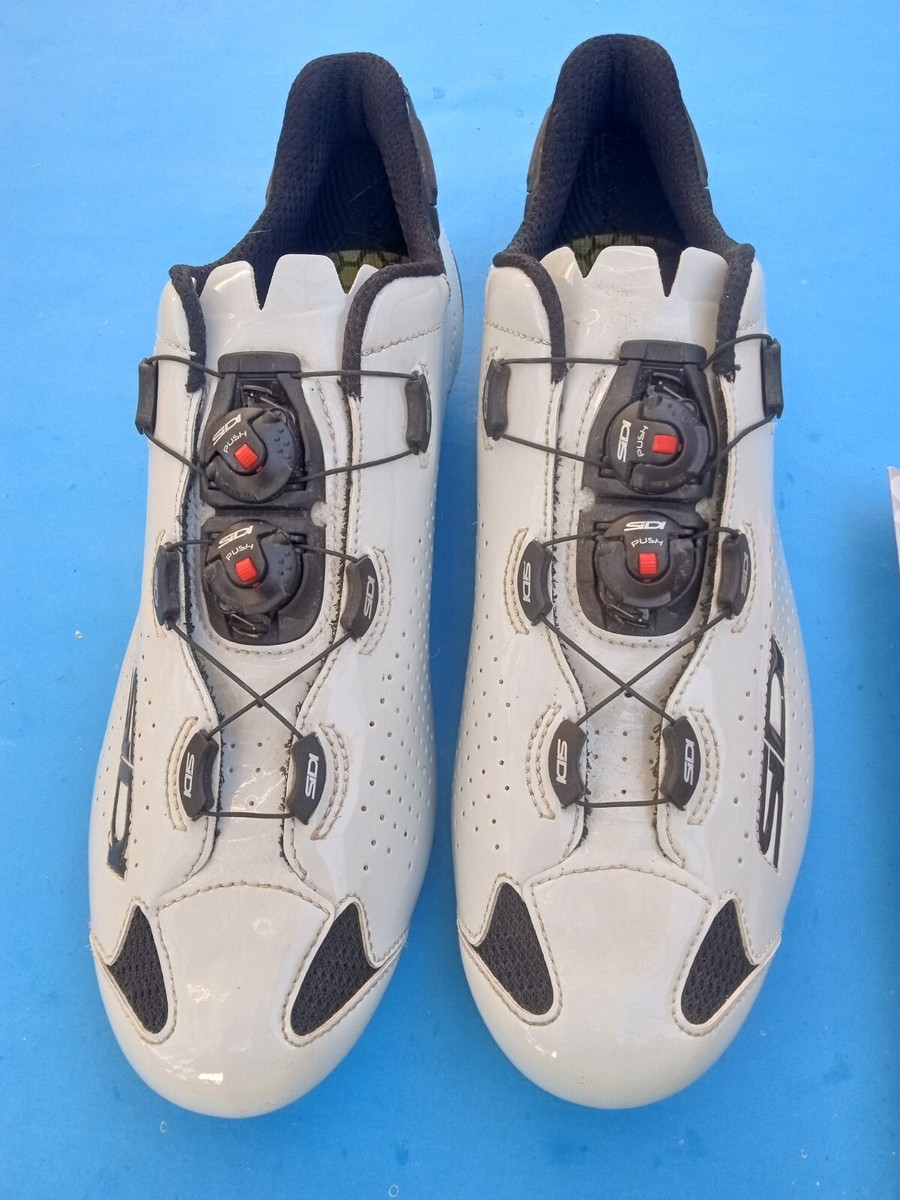 Bike Shoes Sidi Shot Carbon Shot Road Cycling Shoes White Size 43