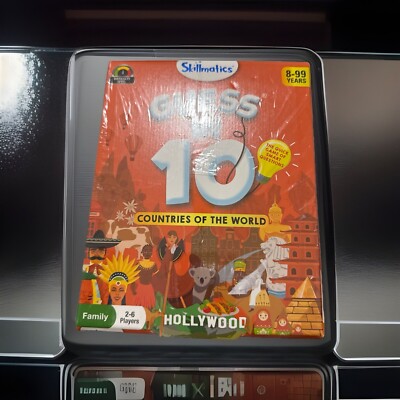 Skillmatics Guess in 10 Countries of The World Card Game Brand New Sealed