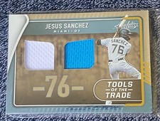 2022 Panini Absolute Tools of the Trade 2 Swatch /199 Jesus Sanchez #TTT2-JS