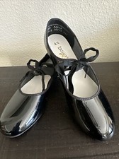 Tap Shoes Girls Women Dance Black Size 4 1/2