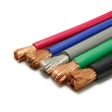 1pc 4 Gauge AWG BLACK Battery Cable