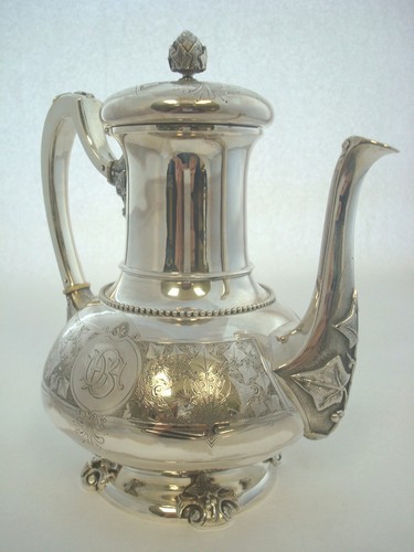 IVY & HOLLY BY TIFFANY & CO. STERLING SILVER TEA SERVICE & FLATWARE SET MASSIVE! - Picture 3 of 11