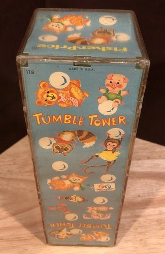 Fisher Price Tumble Tower Vintage 1971 Marble Maze With Sand Timer - Picture 6 of 24