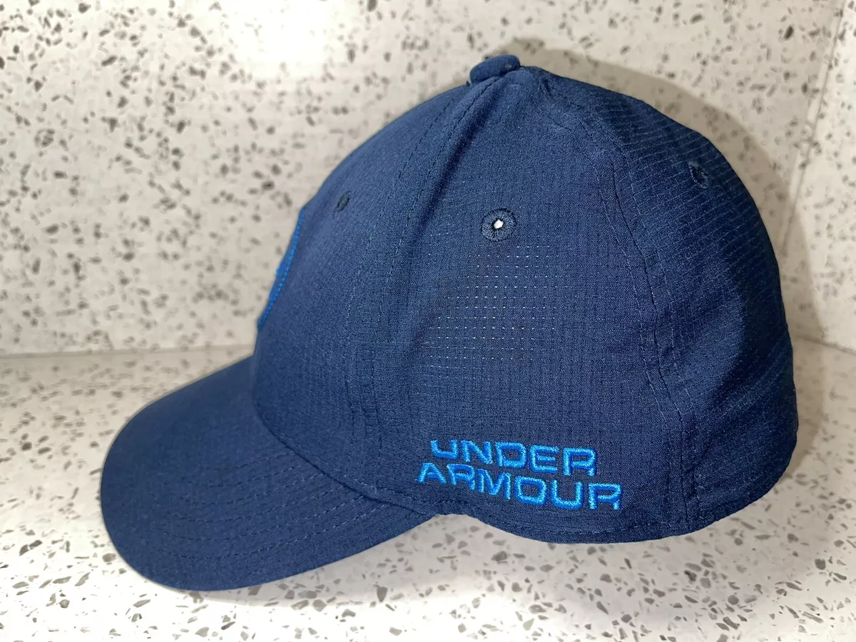 Under Armour Youth Golf Hat Youth SM MD Stretch Fit Blue eBay