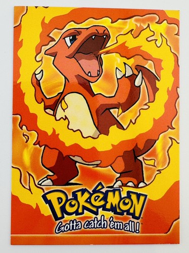 VINTAGE Charmeleon 1999 Topps E5 Pokemon The First Movie Stage 2 Blue label logo - Picture 1 of 2