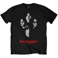 Image of Iggy & The Stooges 'Group Shot' Black T shirt - NEW