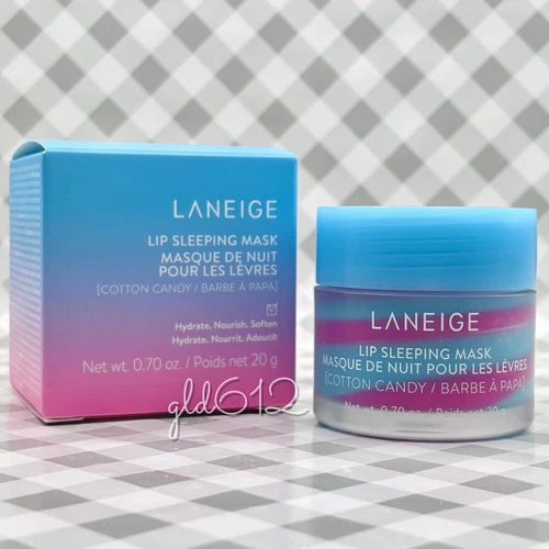 LANEIGE Lip Sleeping Mask - Cotton Candy Swirl Full Size LIMITED EDITION