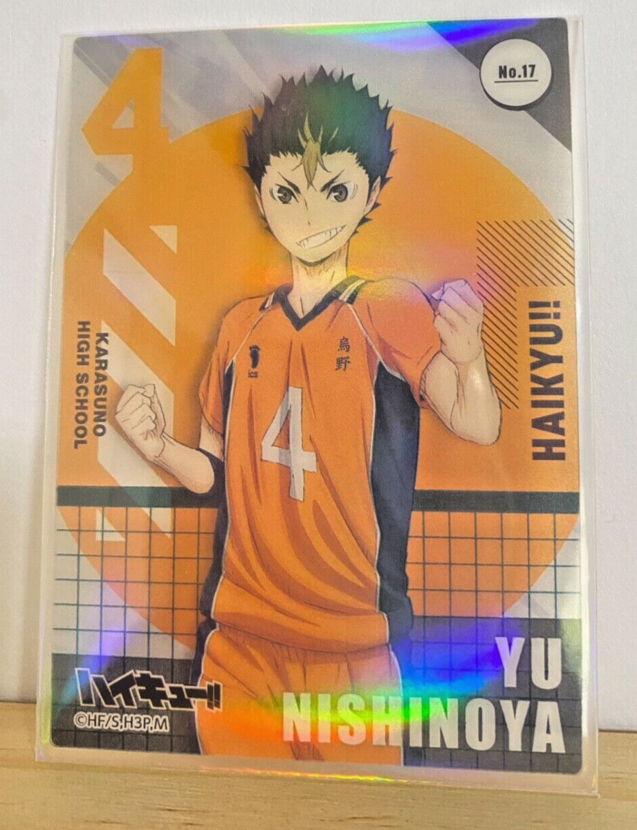 Yu Nishinoya 4 Haikyuu!! Haikyu!! Trading Clear Card CCG No.17