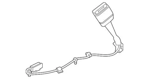Genuine Land-Rover Buckle LR092506