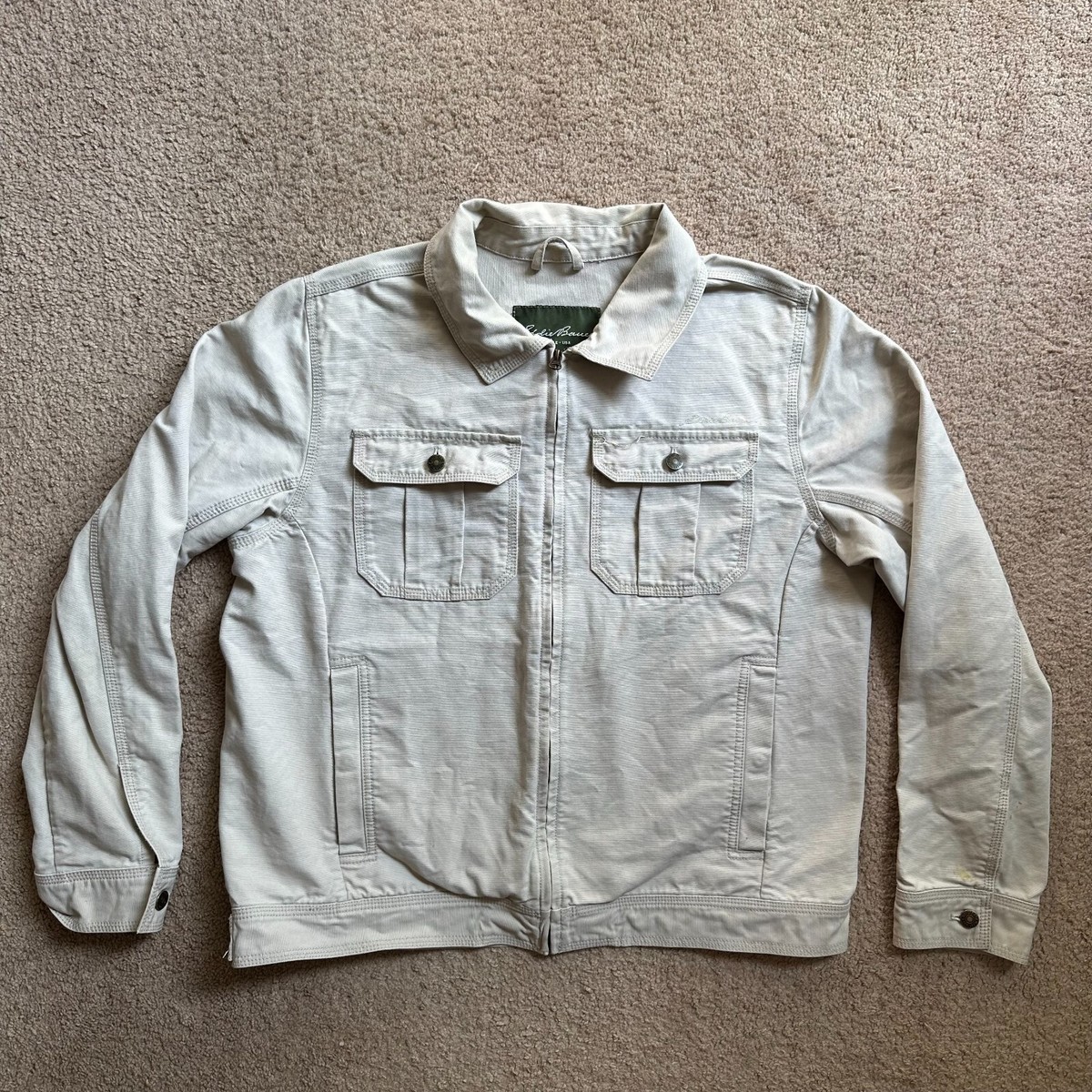 Eddie Bauer ジャケット Eddie Bauer Full Zip Wool/Nylon Lined Jacket WPL 9647 CA