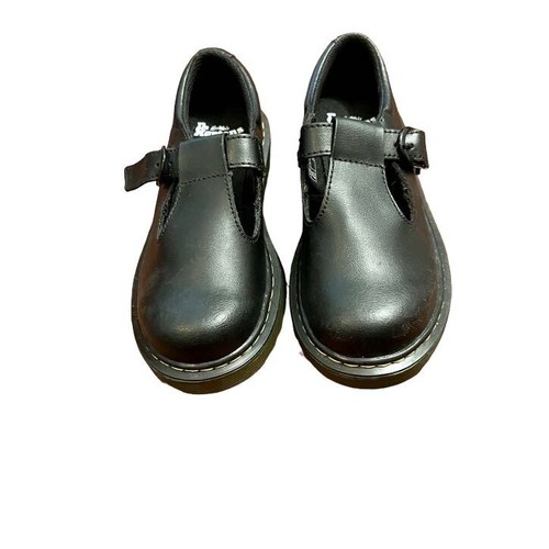 Dr. Martens Polley J Black Smooth Leather Mary Jane Closed Toe Shoes Size 1  | eBay