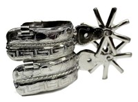 Wide Charro Saddle Spurs Espuelas Charras Mexicanas Wide Charro Saddle Spurs Espuelas Charras Mexicanas