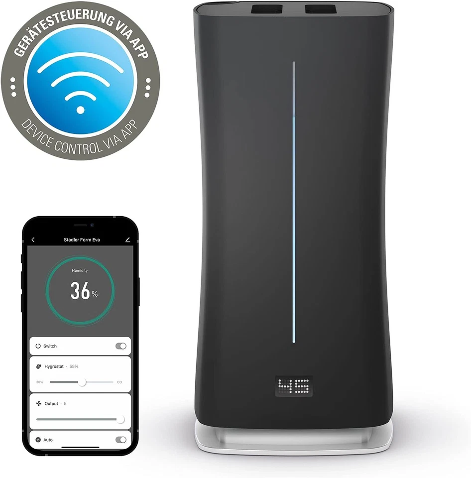 Smart Air Humidifier w/ WiFi Remote Control Ultrasound Fog - EVA Model - Image 2 of 4