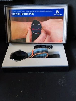 Knauermann Pro 3 (2024) Herren Gesundheits Smart Watch mit extra Armband.