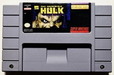The Incredible Hulk (Super Nintendo, 1994) SNES Cartridge Only Tested Working