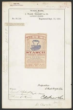 J. Wash. Wright & Co. for The I. X. L. Starch brand Laundry Starch