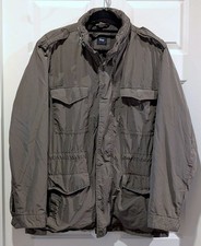 RARE EUC GAP Mens Vintage Canvas Barn Coat Khaki Utility Jacket XL