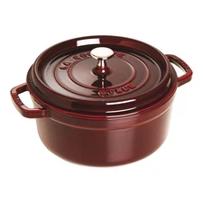 SALE ZWILLING Staub Cast Iron 13.25 qt, Round, Dutch Oven, Grenadine - Authentic