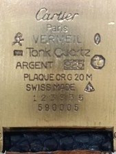 Cartier Must Tank Lm Vermeil 5