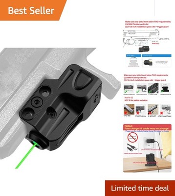 Class IIIA Compact Green Laser Sight - Picatinny Mounting for Accurate Aiming