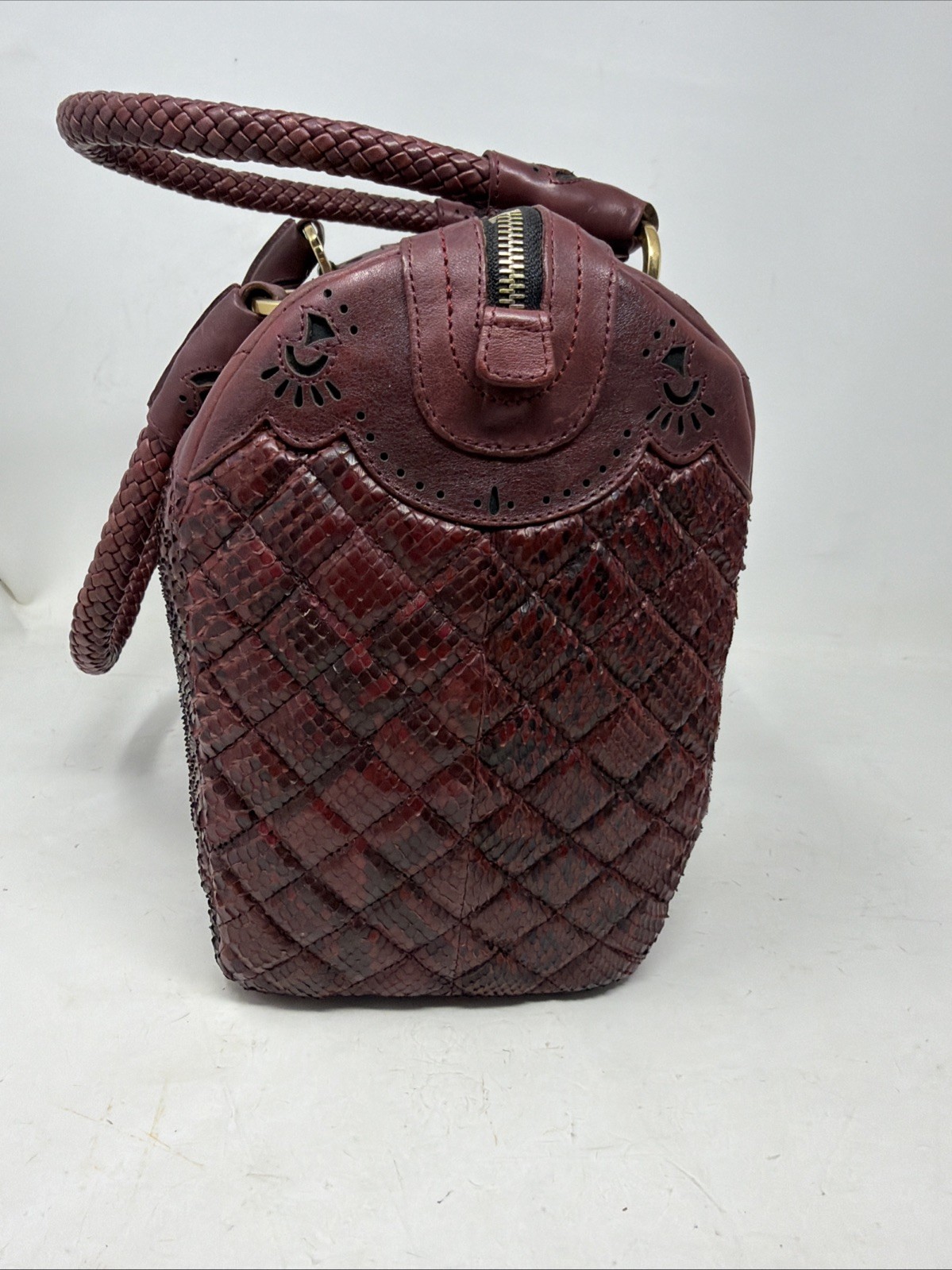 Cuadra Python Cherry Women Bag /Purse (BO120PI) V… - image 4