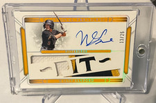 2025 National Treasures Baseball Patch Auto Wyatt Sanford - /25 - Pirates